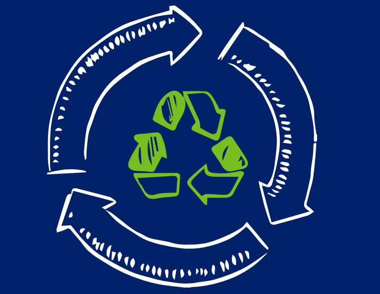 Circular banner square